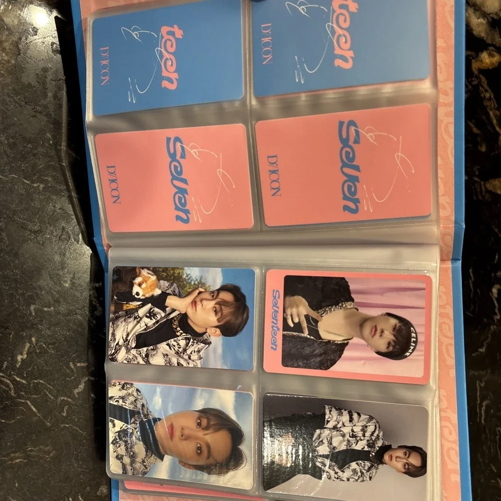 Seventeen + Jun Dicon Photocard Set W/Case- Lot Of 81